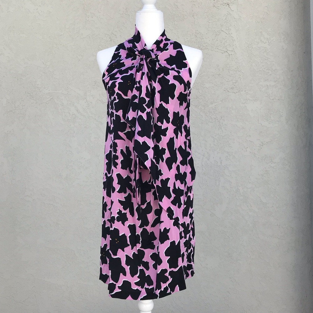 DVF Darab Dove Bloom Pink Print Dress